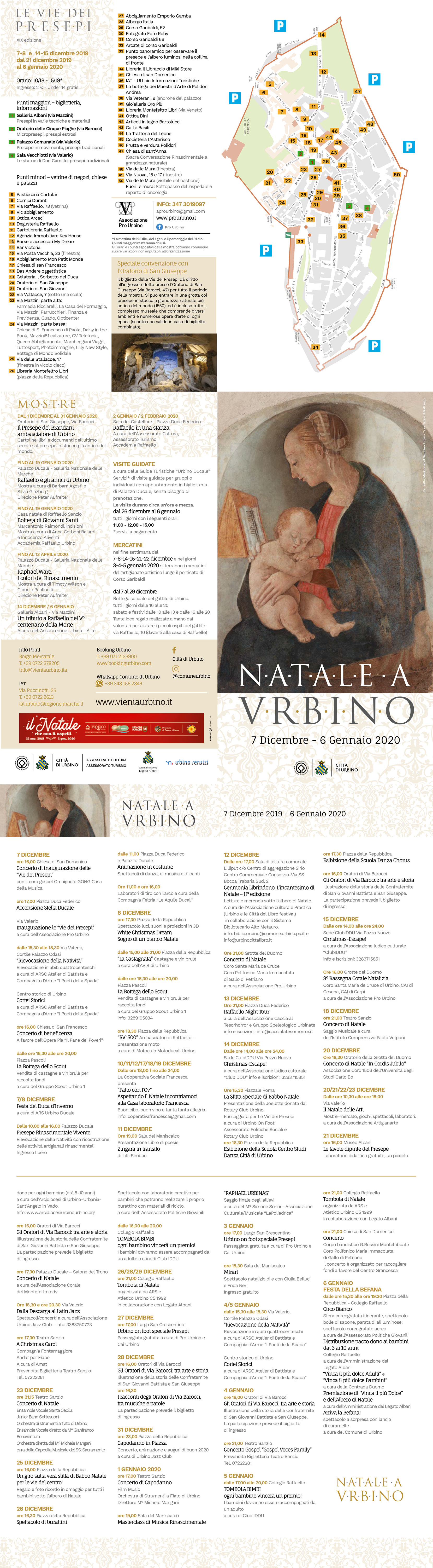 Poesie Di Natale 2020.Urbino Qui E Scaricabile Il Programma Completo Delle Manifestazioni Natalizie 2019 2020 Vieni A Urbino